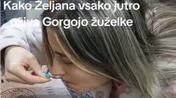 Željana posnela njen video kako je vsako jutro uživala Gorgojo žuželke